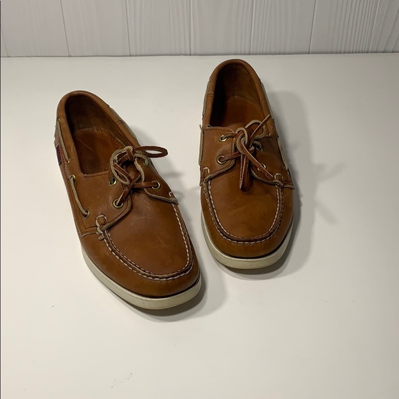 dockside portland leather boat shoe